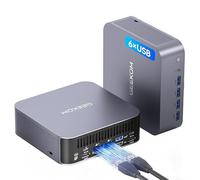 GEEKOM AI Mini PC GT1 Mega - con Intel Core U5 125H, 32GB DDR5 + 1TB SSD, Puerto LAN Dual 2.5Gbps, PC de Oficina, Mini PC Gaming con Windows 11 Pro, WiFi 7, AR en Tiempo Real, 4 Pantallas 4K, BT 5.4