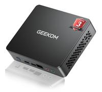 GEEKOM Air12 Lite Mini PC - con Alder Lake N150 CPU, 16GB RAM+512GB SSD Mini Ordenador con Sistema Preinstalado Listo para Usar, 6×USB con 9PIN, Puerto LAN 2.5Gbps, Ideal para Negocio/Hogar/Escuela