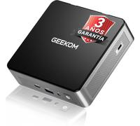 GEEKOM Air12 Mini PC Intel Pentium Gold 7505, 8GB RAM 512GB SSD, Agentic PC | Micro Ordenador con Ranura SD, Doble USB-C, 4K Triple Pantalla, WiFi, PC Sobremesa para Oficina, Estudiantes y Teletrabajo