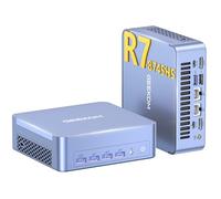 GEEKOM AX8 MAX Mini PC con AMD Ryzen 7 8745HS (Actualizado 6800H), 16GB DDR5 (DDR Ampliable, No LPDDR Bloqueada), 1TB SSD| Radeon 780M| Dual 2.5GbE LAN| USB4.0| WiFi 6E| 4 Pantalla 8K| Windows 11 Pro