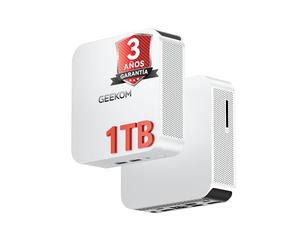 GEEKOM Mini PC A5 Pro 2026 Edition con AMD Ryzen 5 7530U, 16GB RAM y 1TB SSD (para el 95% de los Usuarios), Mini Ordenador con Windows 11 Pro | 2×USB4 | 4 Salidas 8K | Lector SD |para Oficina y Hogar