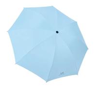 GEEKPC Sombrilla con protección UV con revestimiento UPF50+ y elegante estampado floral, sombrilla portátil compacta y plegable, marco de acero resistente a la lluvia para viajes en la playa y uso en