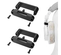 Geekria 1 par de kit de fijación de diadema de metal compatible con ATH-M50x, M50xBT, M50xGM, M50xBB, M50xPB, auriculares M50xWH, reemplazo de auriculares, piezas de reparación de auriculares (negro)