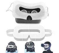 Geekria 100 Piezas VR máscara Facial desechable, Protector desechable para Oculus Quest VR, previene los Ojos (Blanco)