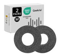 Geekria 2 pares de fundas de punto para auriculares, certificado de seguridad de productos OEKO-TEX y SGS, lavables y elásticos, protectores para auriculares sobre la oreja, almohadillas de sudor para