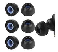 Geekria 3 Pares de Auriculares inalámbricos de Espuma viscoelástica compatibles con 4,5-6,3 mm con boquillas aislantes de Ruido, Auriculares de Espuma (tamaño M/Corto)