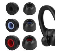 Geekria 3 Pares Tapones Cómodos de Espuma Memory Foam para Auriculares True Wireless, compatibles con 4,5-6,3 mm (In-Ear), Boquilla Que bloquea el Ruido (S/M/L-Corto)
