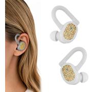 Geekria Adhesivos metálicos Dorados para Skullcandy Push Active, 6 uds.