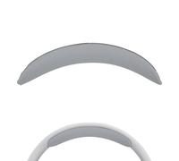 GEEKRIA Almohadilla de piel proteica para diadema compatible conJBL Quantum100,Q100,banda de repuesto para auriculares,pieza de reparación de funda de cojín superior(gris claro) (PJZ290-03)