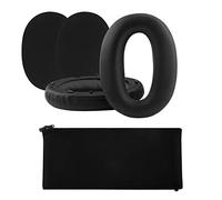 Geekria Almohadilla de Repuesto para Auriculares Sony WH1000XM2, Almohadillas de Repuesto para Auriculares con Clip de Anillo/Almohadillas para la Oreja(Negro/Anillo de plástico)