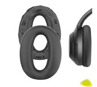 Geekria Almohadilla de Repuesto para Auriculares Sony WH1000XM2, Almohadillas de Repuesto para Auriculares con Clip de Anillo/Almohadillas para la Oreja(Negro/Anillo de plástico)