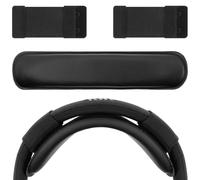 Geekria Almohadilla para Diadema de Cuero con proteína Compatible con Sony WH-1000XM5, Bose QC Ultra, JBL Live 770NC, Sennheiser Momentum 4 (Negro)