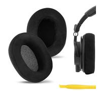 Geekria Almohadillas de Reemplazo de Microfibra Comfort para Audio-Technica ATH-M50, M50X, M60X, M50S, M50cwh, M50xBT2, ATH-M45/M35/M30/M20, Repuestos (Negro)