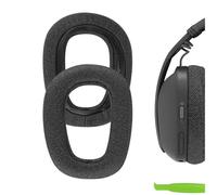 Geekria Almohadillas de Repuesto cómodas de Malla para Logitech Zone Vibe 100/125, Auriculares inalámbricos G435 Lightspeed, Cojines para los oídos, Piezas de reparación (Negro)