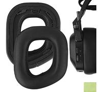 Geekria Almohadillas de Repuesto cómodas para Corsair HS80 MAX/ HS80 USB con Cable/ HS80 RGB inalámbrico para Gaming, Cojines de oído (Negro)