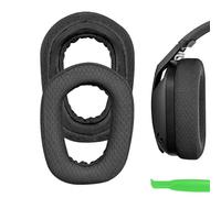 Geekria Almohadillas de Repuesto con Malla para Logitech G435 G335, Cojines para los oídos con guía en Video (Negro)