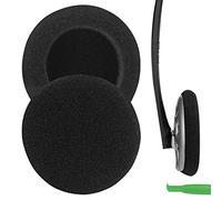 Geekria Almohadillas de repuesto de espuma Comfort para auriculares Sennheiser PX100, PX100-II, PMX100, PX80, MS80, MS100, HD50, HD50-TV, PC131 (negro)