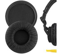 Geekria Almohadillas de Repuesto de Polipiel para Sony MDR-V55, V500DJ, Cojines para Auriculares, Piezas de reparación (Negro)