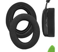 Geekria Almohadillas de Repuesto de Tela de Malla Comfort para Corsair HS70 Pro, HS60 Pro, HS50 Pro Almohadillas para Auriculares, Piezas de reparación de Almohadillas para Auriculares (Negro)