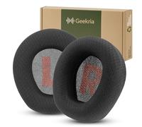 Geekria Almohadillas de Repuesto de Tela de Malla cómoda compatibles con JBL Quantum 100/200/300/360, Cojines de Oreja Suaves y cómodos, Piezas de reparación (Negro)