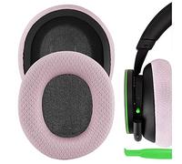 Geekria Almohadillas de Repuesto de Tela de Malla cómoda para Microsoft Xbox Wireless, Xbox Stereo 20th Anniversary Special Edition Auriculares Cojines para los oídos,reparación de Auriculares (Rosa)