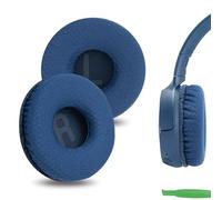 Geekria Almohadillas de repuesto de tela de malla para auriculares JBL JR300, JR300BT, T450BT, T500BT, Tune 500, Tune 500BT, Tune 510BT, Tune 520BT (azul)