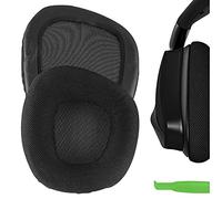 Geekria Almohadillas de Repuesto de Tela de Malla para Corsair Void Pro, Void, Void Pro RGB, Void Pro RGB SE, Void Elite Almohadillas para Auriculares, Almohadillas para los oídos (Negro)