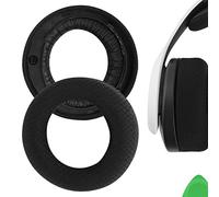 Geekria Almohadillas de Repuesto de Tela de Malla para Sony PlayStation 5 Pulse 3D PS5 Auriculares inalámbricos Almohadillas para oídos, Almohadillas para Auriculares, Piezas de reparación (Negro)