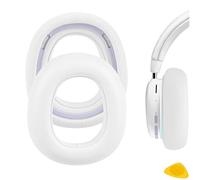 Geekria Almohadillas de repuesto para auriculares inalámbricos Logitech G735, piezas de reparación (blanco)