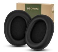 Geekria Almohadillas de repuesto para auriculares inalámbricos Sony WH-1000XM6 con cancelación de ruido, piezas de reparación (negro)