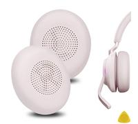 Geekria Almohadillas de repuesto para auriculares Jabra Evolve2 65 UC, Evolve2 65 MS, Evolve2 65 Mono, Evolve2 40 UC, Evolve2 40 MS, Elite 45h, piezas de reparación (rosa)