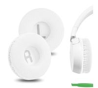 Geekria Almohadillas de repuesto para auriculares JBL JR300, JR300BT, T450BT, T500BT, Tune 500, Tune 500BT, Tune 510BT, Tune 520BT (blanco)