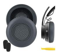 Geekria Almohadillas de repuesto para auriculares Logitech Zone Wireless/ZoneWirelessPlus/Zone 900 (no compatible con Zone Wired/Zone750/ZoneWireless2) almohadillas para auriculares (titanio)