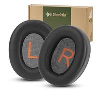 Geekria Almohadillas de repuesto para auriculares QCY H3/H3 Lite, TOZO HT2, piezas de reparación (negro)