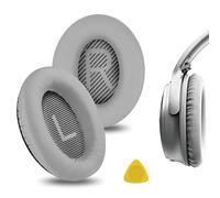 Geekria Almohadillas de Repuesto para Bose QuietComfort 35, qc35, QC25, QC15, Around-Ear AE2, AE2 W Auriculares/Ear Cushion/Ear Cups/Orejas Cubierta/Almohadillas Piezas de reparación (Gris)