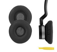 Geekria Almohadillas de Repuesto para Jabra Pro 9400/9450/ 9460/9465/ 9470/920/ 925/929/ 930/935, Biz 620/1100/ 1500/1900/ 2400/ 2400II/ GN2000, Cojines de oído (Negro)