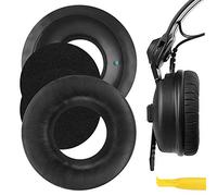 Geekria Almohadillas de Repuesto para Sennheiser HD25-1, HD25-II, HD25SP, HD25SP-II, Cojines de oído, Piezas de reparación (Negro)