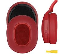 Geekria Almohadillas de Repuesto para Skullcandy Local, Crusher Bluetooth inalámbrico, Hesh 3 Bluetooth inalámbricas, Almohadillas para los oídos,Piezas de reparación (Rojo)