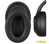 Geekria Almohadillas de Repuesto para Sony WH-XB900N/ WH-CH710N/ WH-CH720N/ WH-RF400/ MDR-RF895RK, Cojines para los oídos, Piezas de reparación (Negro)