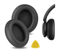 GEEKRIA Almohadillas de repuesto QuickFit compatibles con Anker Soundcore Life Q30 Soundcore by Anker Life Q35 auriculares (negro)
