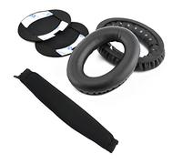 Geekria Almohadillas de Repuesto + Repuesto de Diadema para AuricularesQuietComfort QC2, QC15, Auriculares Almohadillas, Cubierta Protectora de Diadema