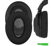 Geekria - Almohadillas de Tela de Malla de Repuesto para Logitech G Pro,G Pro X,G Pro X League of Legends Edition,Almohadillas para Orejas,Piezas de reparación de Almohadillas para Auriculares(Negro)
