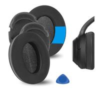 Geekria Almohadillas deportivas de gel de refrigeración de repuesto para auriculares Sony WH-1000XM3, almohadillas para los oídos, piezas de reparación (negro)