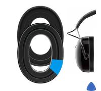 Geekria Almohadillas deportivas de gel refrigerante de repuesto para auriculares 3M Peltor X1A-X5A, PROHEAR 037/033, ZOHAN EM042/ 033, Tactical Sport 100/300/ 500, ComTac II/III/XP/XPI (negro)