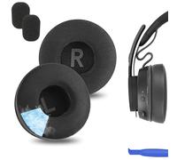 Geekria Almohadillas deportivas de gel refrigerante de repuesto para auriculares Logitech Zone 301/300/305, piezas de reparación (negro)