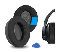 Geekria Almohadillas deportivas de repuesto de gel refrigerante para auriculares Anker Soundcore Life Q20, Q20+, Q20i, Life 2 (no apto para Life 2 Neo), piezas de reparación (negro)