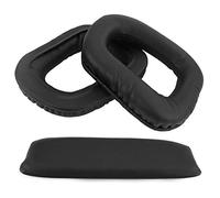 Geekria Almohadillas para Logitech G35 Auriculares oído Reemplazo Pad Cojín Cubierta de + Cubierta de Diadema/Almohadillas Piezas de reparación (Negro)