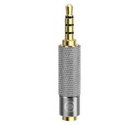 GEEKRIA Apollo 3.5mm Male to 2.5mm Female Stereo Audio Jack Adapter, 3.5mm (1/8 Inch) to 2.5mm, Male to Female Plug Adapter Gold Plated
