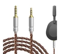 Geekria Apollo 6NOCC - Cable de audio de cobre compatible con Sony WH-1000XM6 WH-1000XM5 WH-1000XM4, cable de repuesto para auriculares de 4,4 mm a 3,5 mm (3 m)