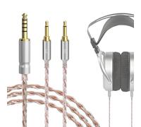 GEEKRIA Apollo Cable de actualización balanceado de 4,4 mm a doble 2,5 mm para auriculares HIFIMAN HE400S, HE-400i, HE560, HE350, HE1000 V2, cable de cobre 6NOCC de 4 núcleos (4,9FT / 1,5M)